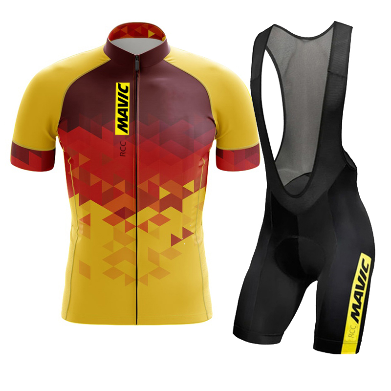 Cycling Gear Jersey - Mavic-conjunto de ciclismo masculino, roupas de