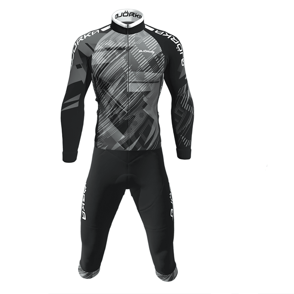 Cycling Gear Jersey - Primavera/outono bjorka ciclismo manga longa camisa