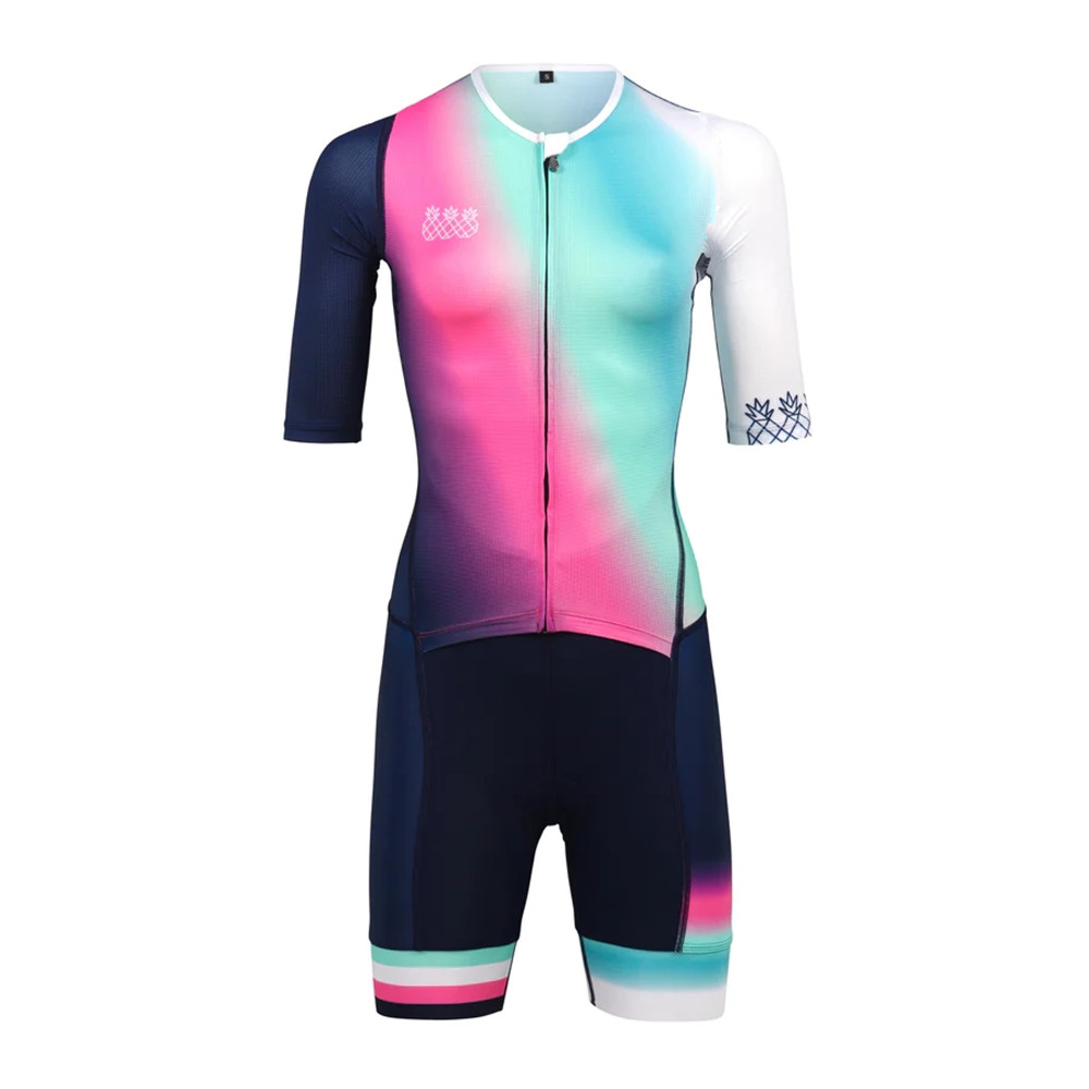 Cycling Gear Jersey - Verão feminino triathlon terno pro equipe