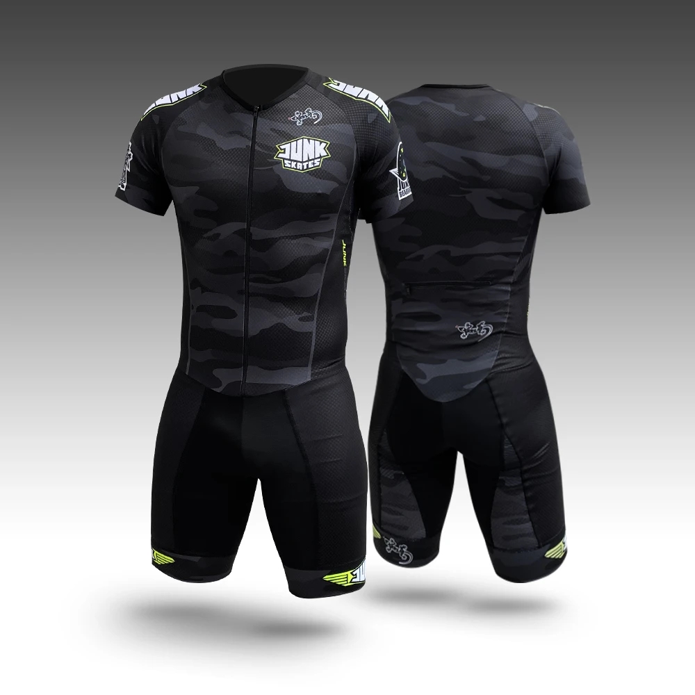 Cycling Gear Jersey - Homem patinação ciclismo camisa triathlon roupas