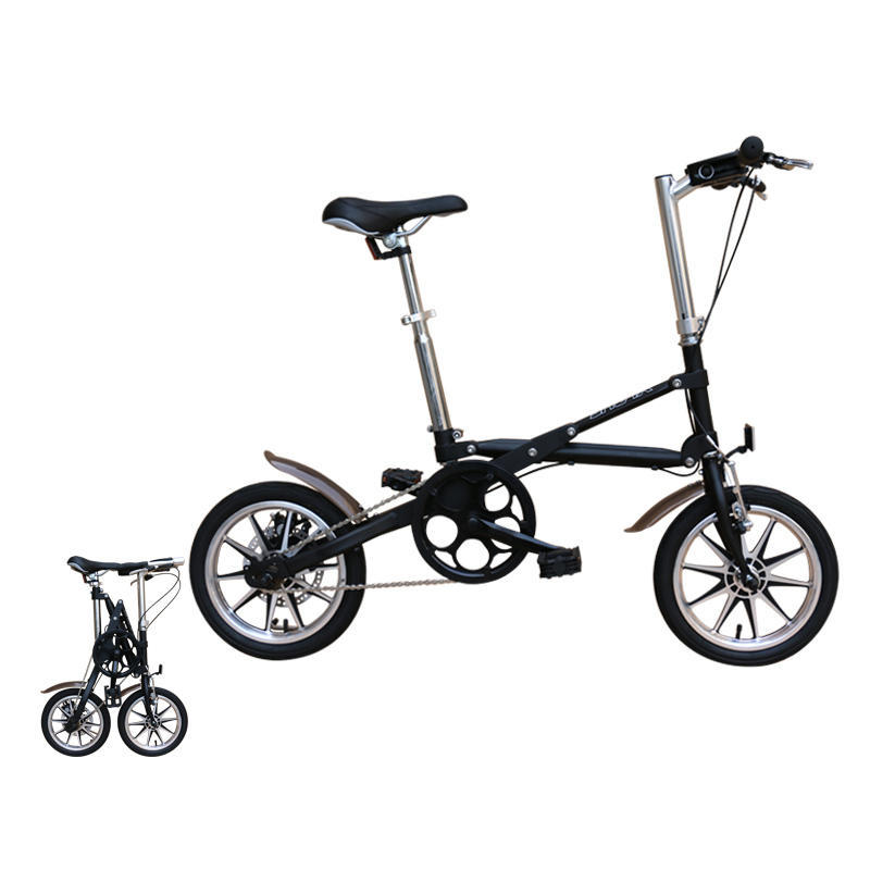 Carbon Bike Frame - Bicicleta Dobrável com Rodas de Liga