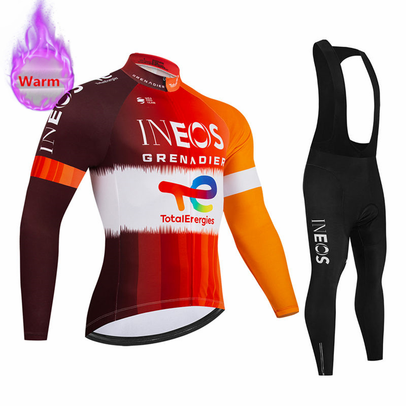 Cycling Gear Brands - Conjunto de Jersey Térmico de Manga