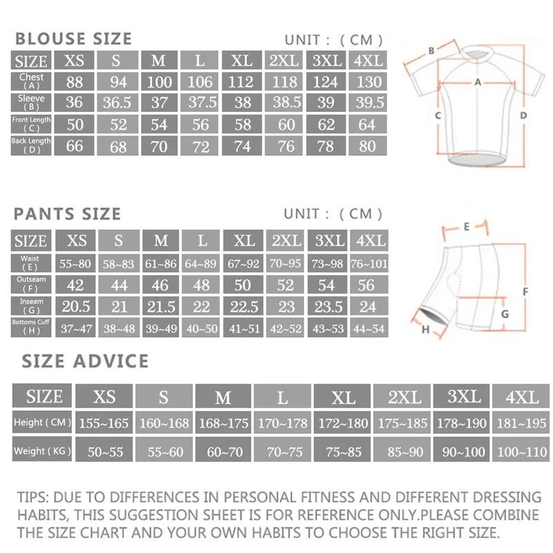 Conjunto de Camisa de Ciclismo - Cycling Bib Shorts avaliação e preço